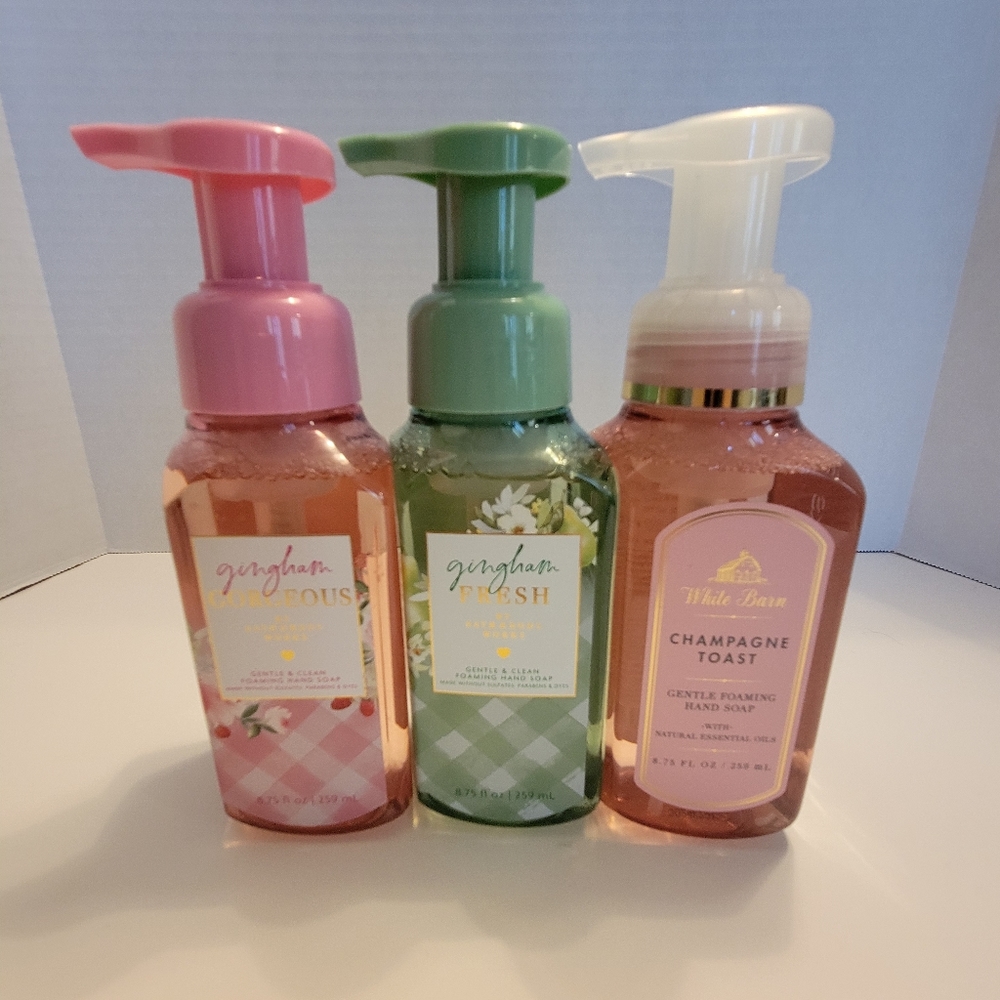 Bath and Body Works Foaming Hand Soap, 3 PC Set